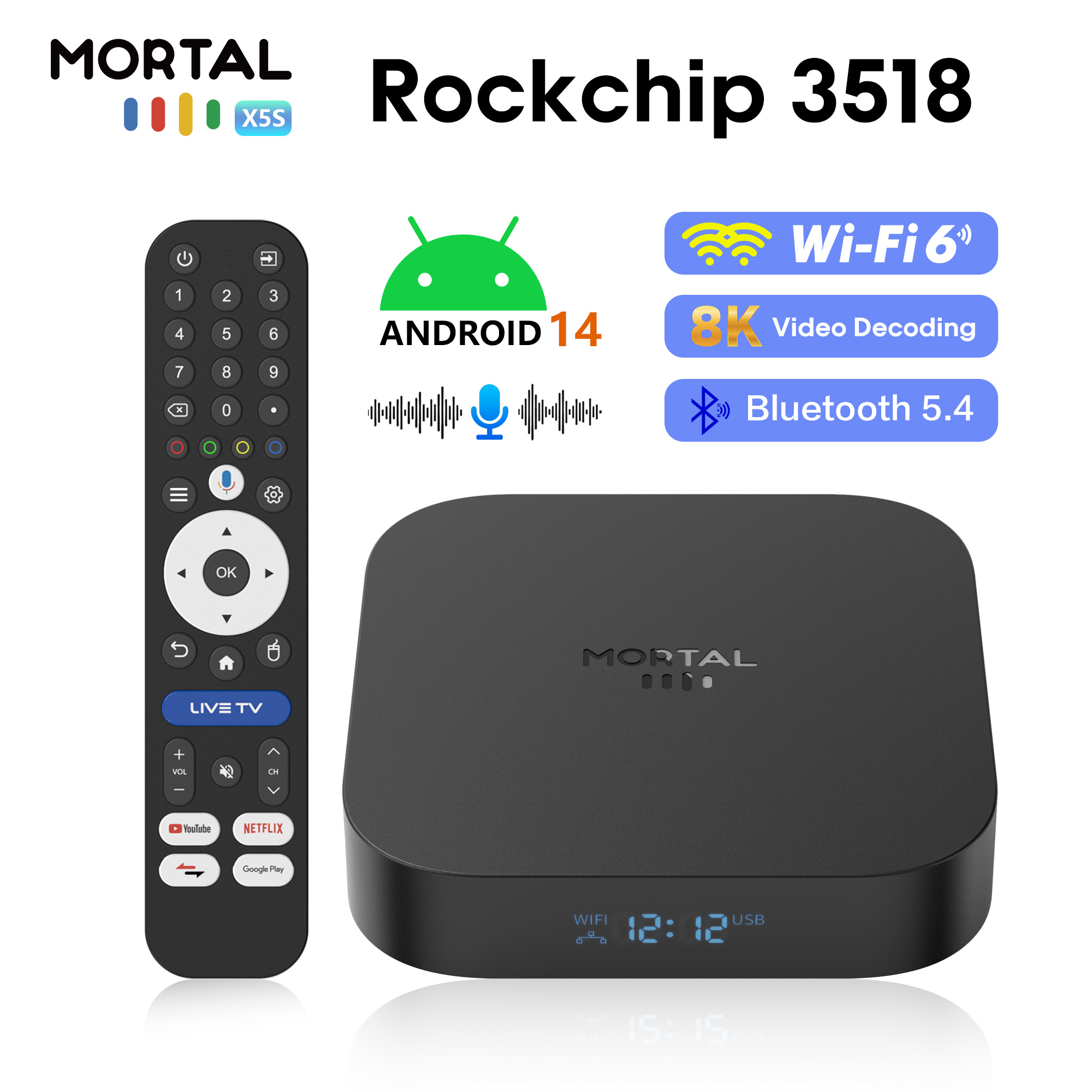 Global X5S Android14 Smart TV  - Radxa Rock 5B 16Gb recensione e prezzo
