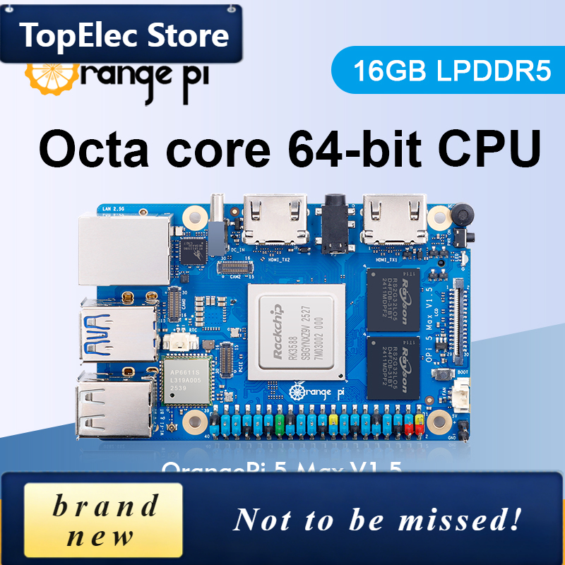 TopElec Orange Pi 5 Max 16GB V - Rk3588 Mini Pc Board recensione e prezzo